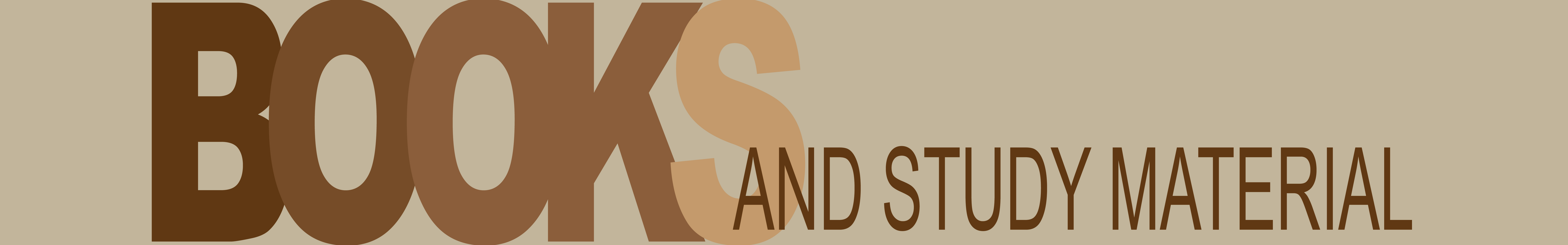 Books and Study Material