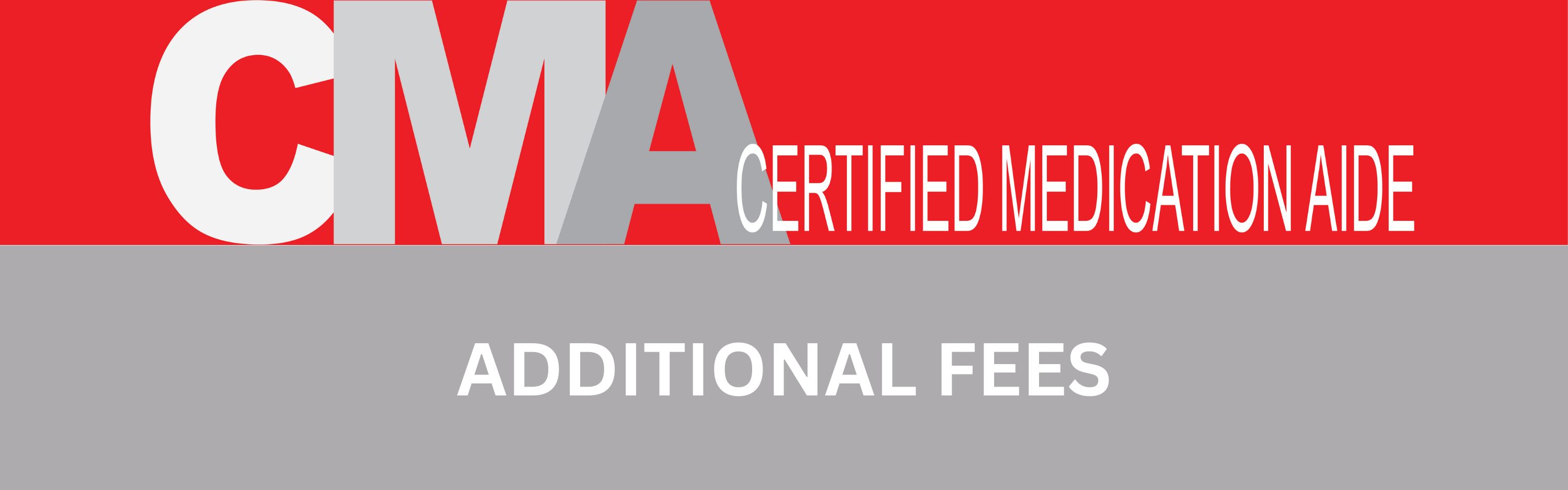 CMA: Additional Fees